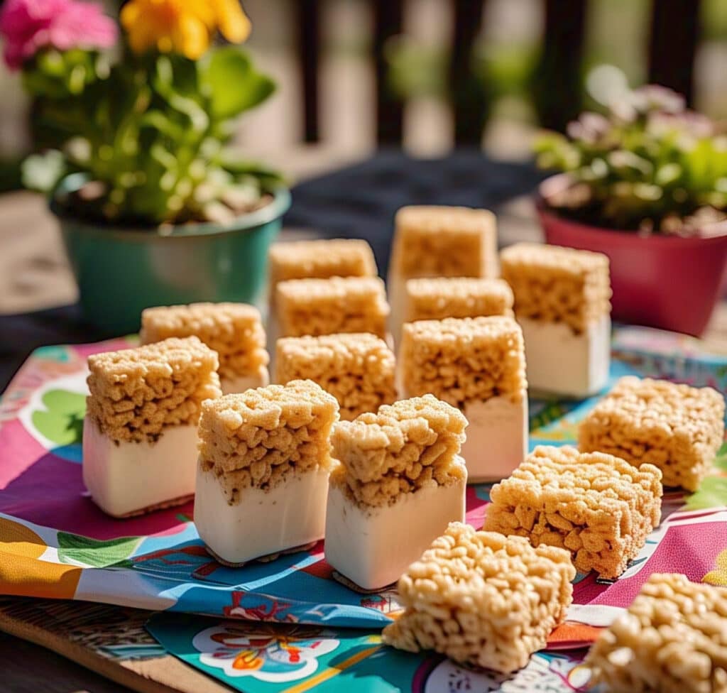 Rice Krispie Ice Cream for summer party
