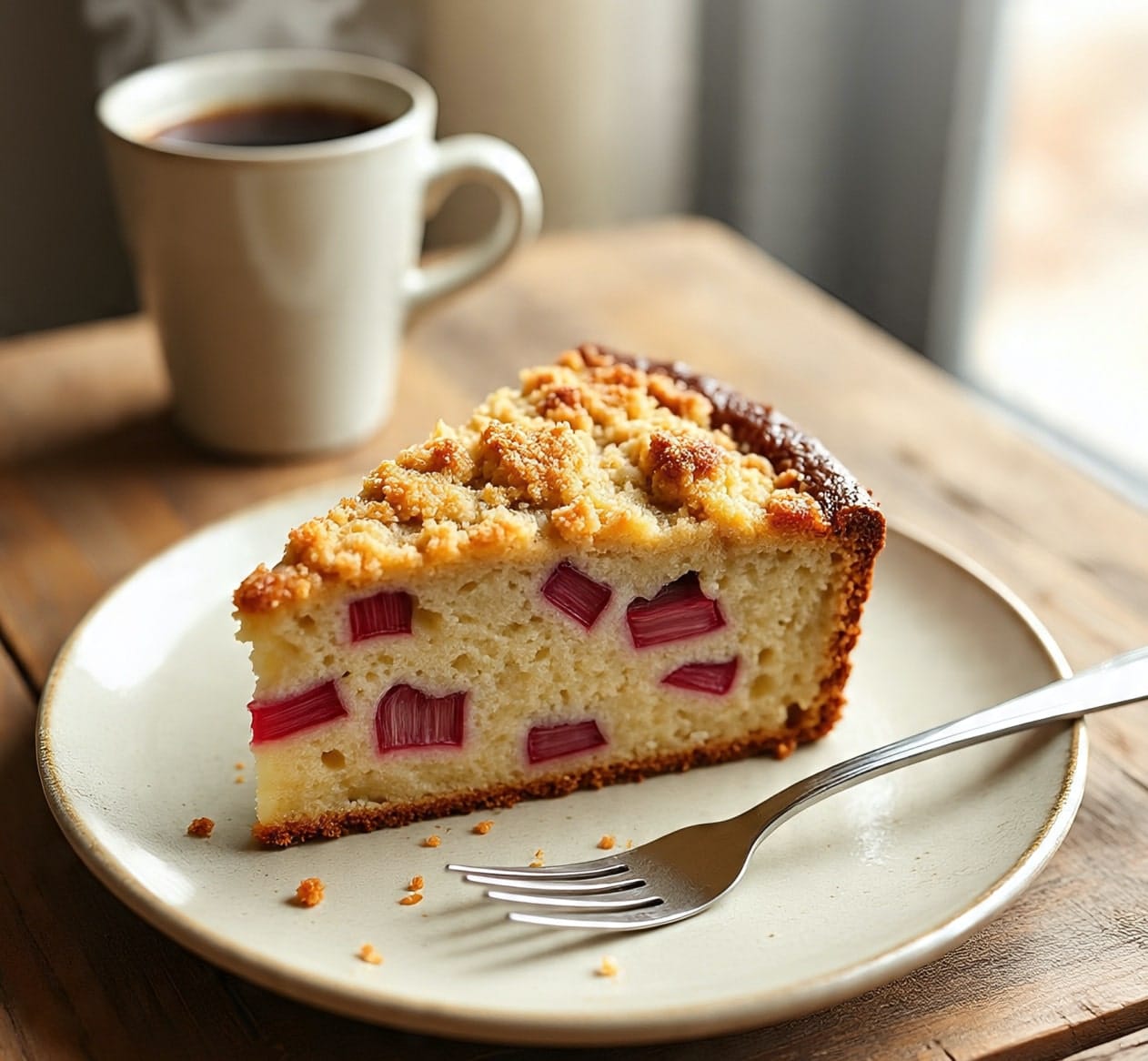 Rhubarb Coffee Cake Recipe