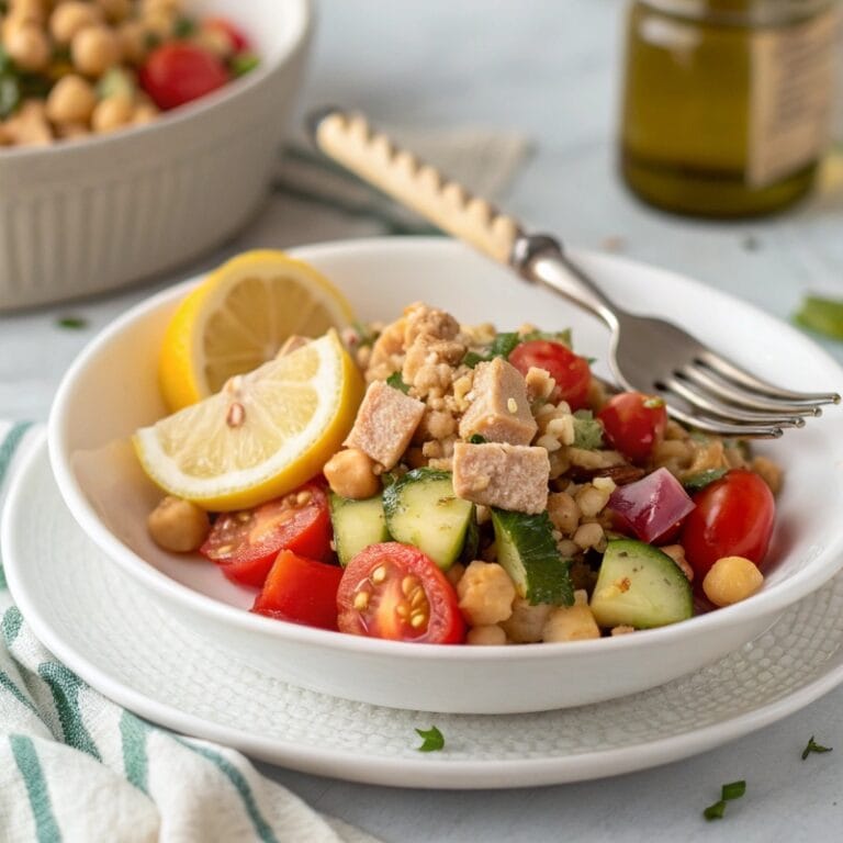 chickpea-tuna-salad-serving.jpg Plated chickpea tuna salad