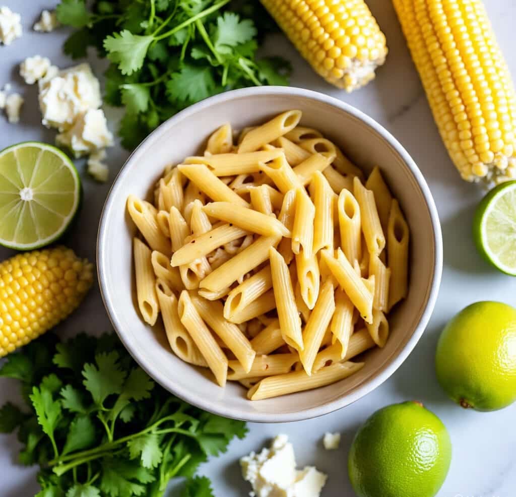 Ingredients for Mexican Pasta Salad