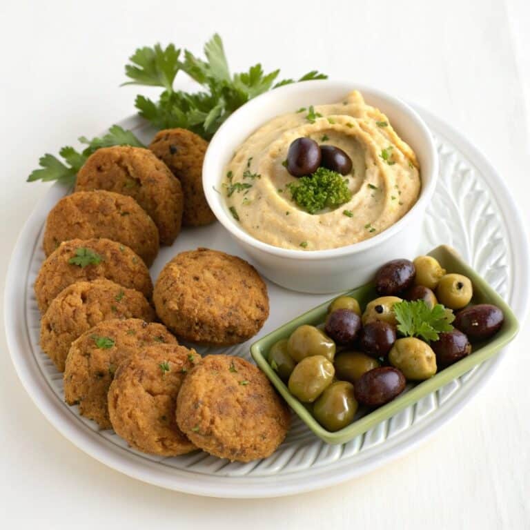 serving-mediterranean-flagels.jpg Mediterranean flagels served with hummus and olives