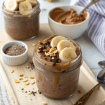 High protein chocolate chia seed pudding